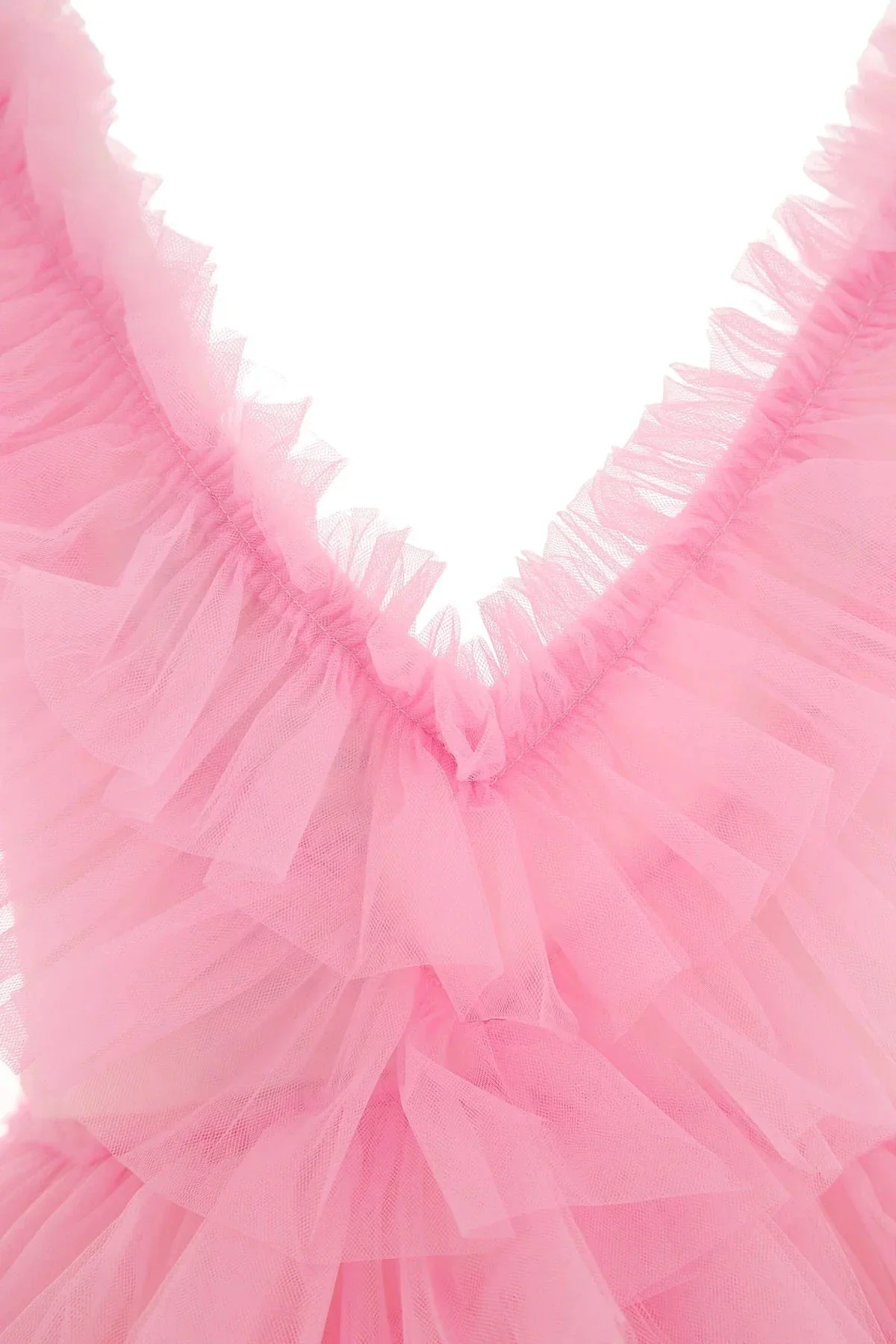 Lovely Pink A-line Tulle Homecoming Dress Pink Graduation Dress Y2451 - Image 2