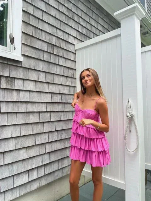 Lovely Tiered Homecoming Dress Party Dress Y3009 - Image 4