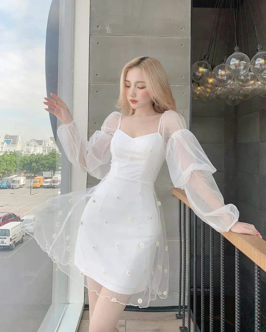 Lovely White Sheath Homecoming Dress White Party Dress Y2179 - Image 2