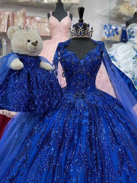Luxurious Royal Blue Quinceanera Dress,Royal Blue Ball Gown Sweet 16 Dress Y1130 - Image 2