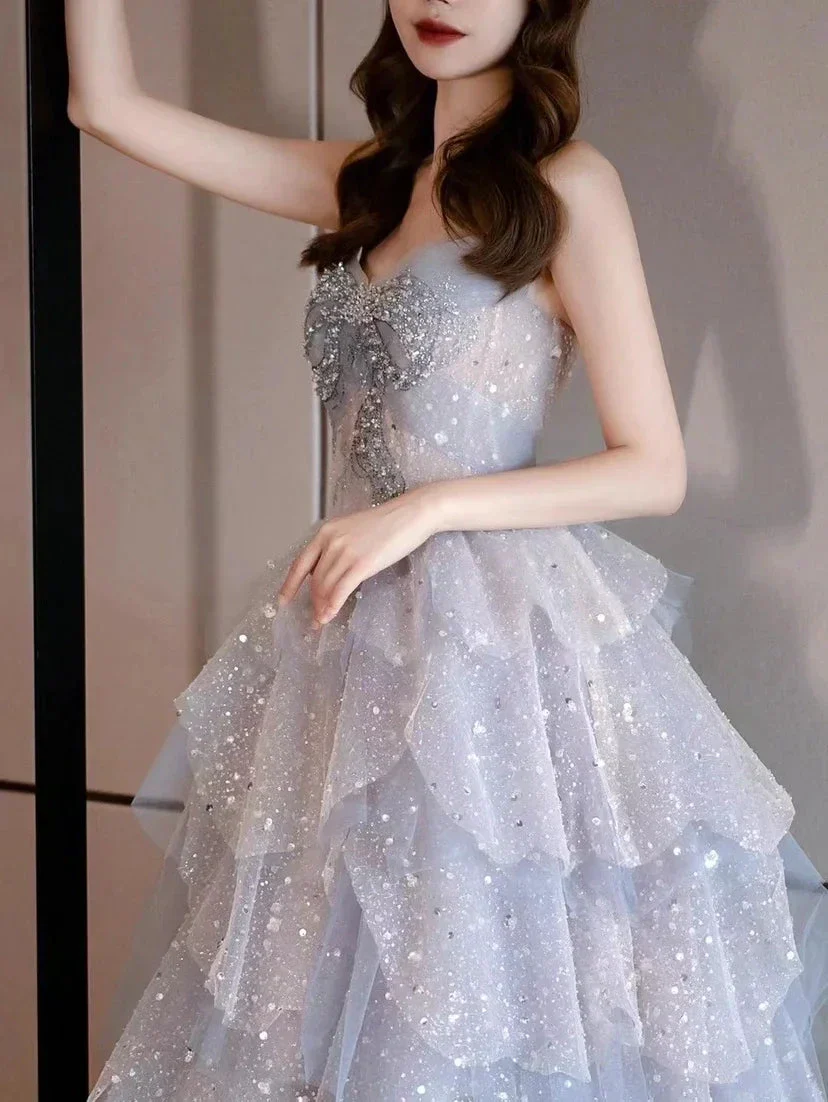 Luxurious Shiny Ball Gown,Sweet 16 Dress,Princess Dress,Y2403 - Image 4