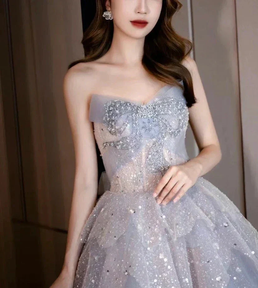 Luxurious Shiny Ball Gown,Sweet 16 Dress,Princess Dress,Y2403 - Image 5