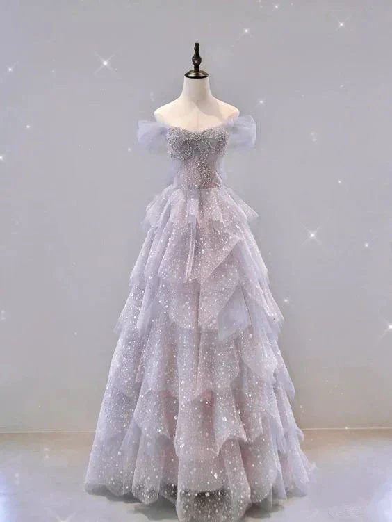 Luxurious Shiny Ball Gown,Sweet 16 Dress,Princess Dress,Y2403 - Image 8