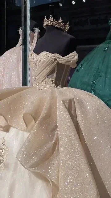 Luxury Quinceanera Dresses Applique Corset Ball Gown Prom Sweet 16 Dress Y4144 - Image 2