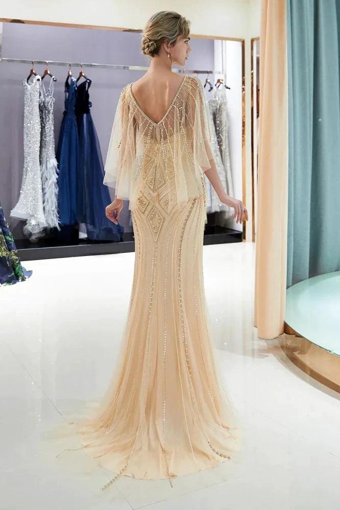 Mermaid Sweetheart Illusion Neckline Sequins Beading Evening Dresses - Image 11