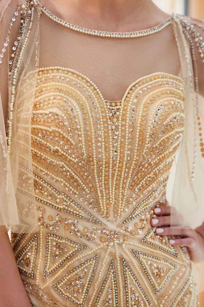 Mermaid Sweetheart Illusion Neckline Sequins Beading Evening Dresses - Image 16