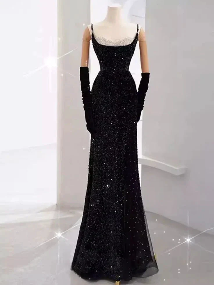 Mermaid Long Prom Dress New Arrival Sexy Slit Evening Dress Y6660 - Image 2