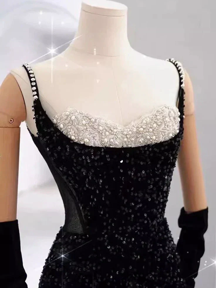 Mermaid Long Prom Dress New Arrival Sexy Slit Evening Dress Y6660 - Image 4