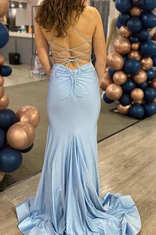 Mermaid Tight Orange Long Prom Dress Formal Gown PSK541 - Image 5