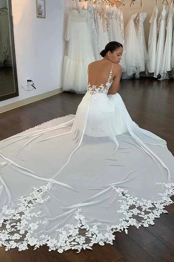 Mermaid/Trumpet Straps Appliques Bohemian Plus Size Wedding Dress WD663 - Image 3