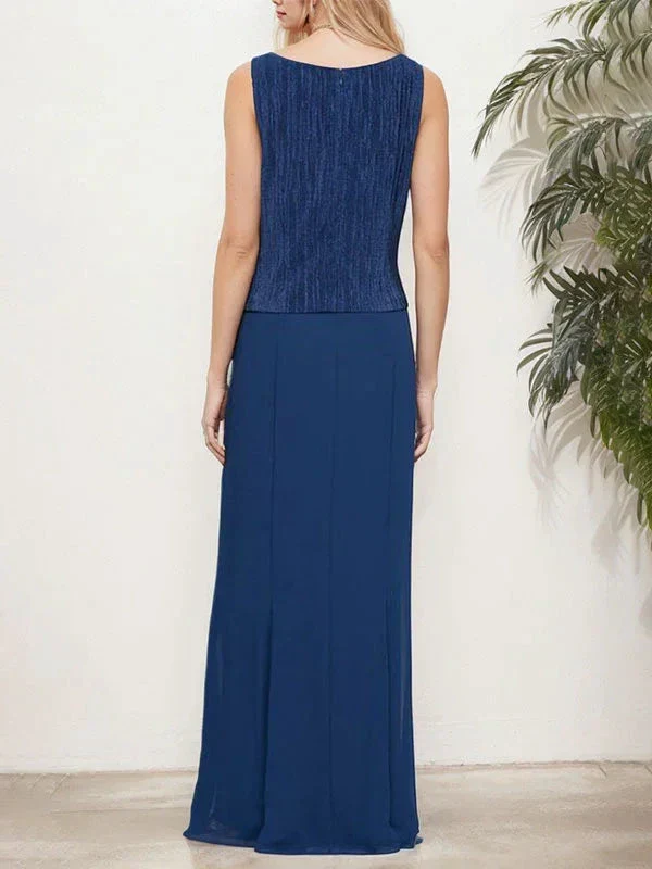 Metallic Mock Two-Piece Gown with Jacket - Image 3