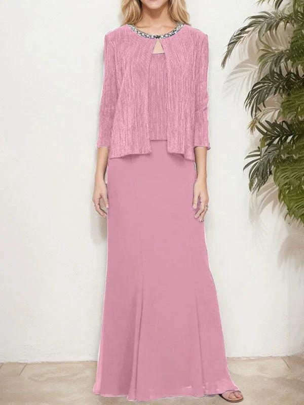 Metallic Mock Two-Piece Gown with Jacket - Image 7