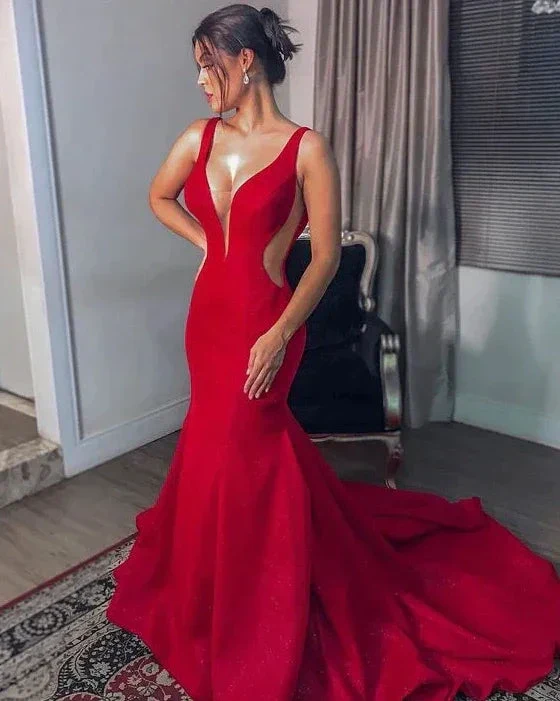modest long prom dress cute evening dress Y94 - Image 2