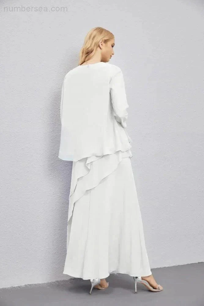 Mother of Bride Dresses with Open Front Lightweight Cardigan Formal Prom Gown  28081 - Image 102