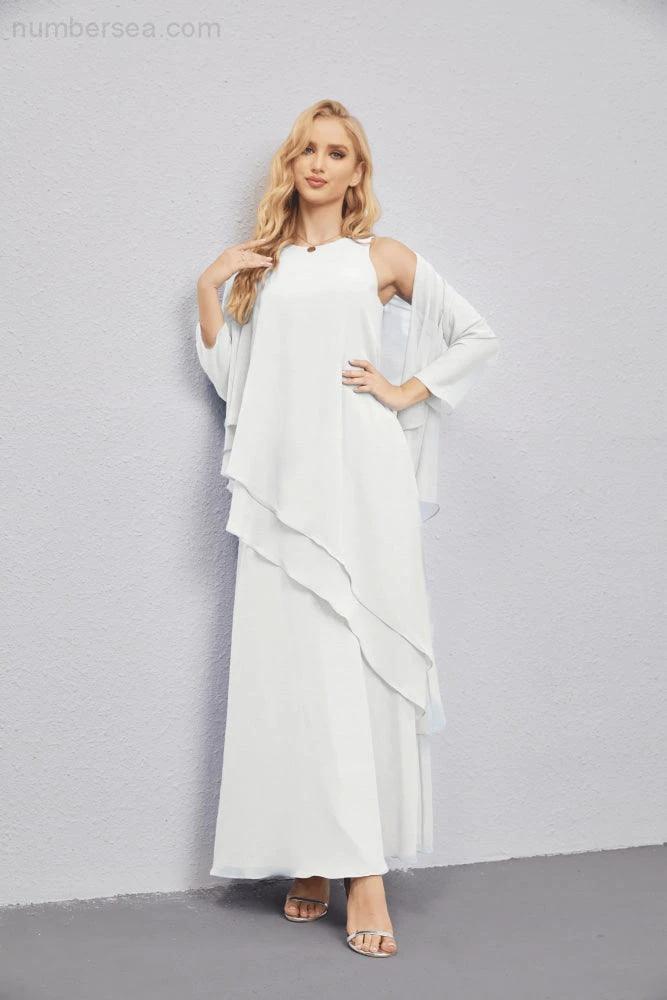 Mother of Bride Dresses with Open Front Lightweight Cardigan Formal Prom Gown  28081 - Image 103