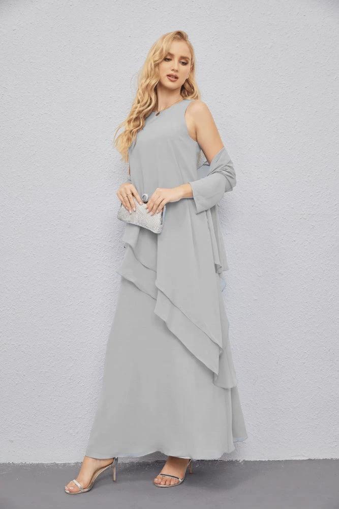 Mother of Bride Dresses with Open Front Lightweight Cardigan Formal Prom Gown  28081 - Image 105