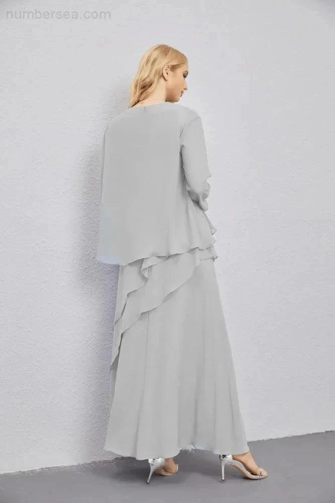 Mother of Bride Dresses with Open Front Lightweight Cardigan Formal Prom Gown  28081 - Image 106