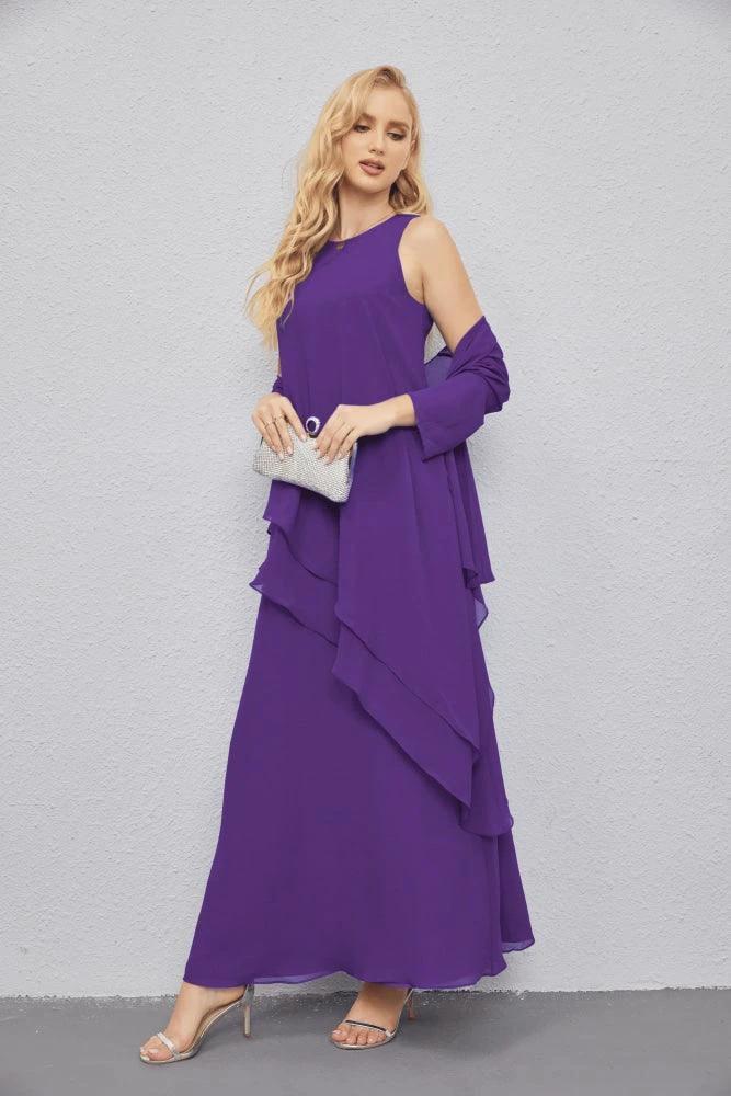Mother of Bride Dresses with Open Front Lightweight Cardigan Formal Prom Gown  28081 - Image 109