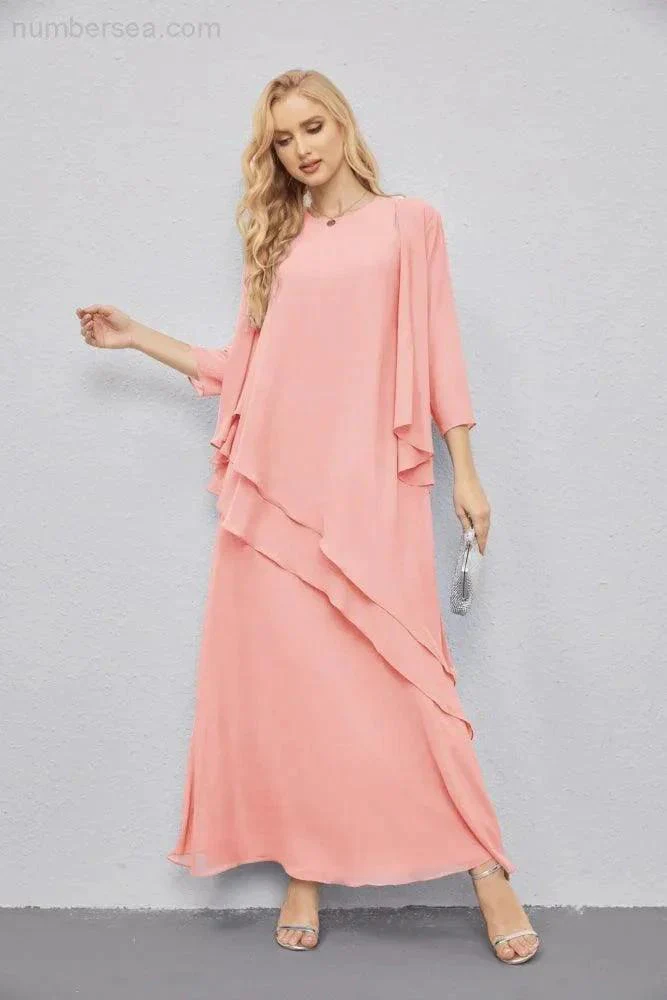 Mother of Bride Dresses with Open Front Lightweight Cardigan Formal Prom Gown  28081 - Image 116