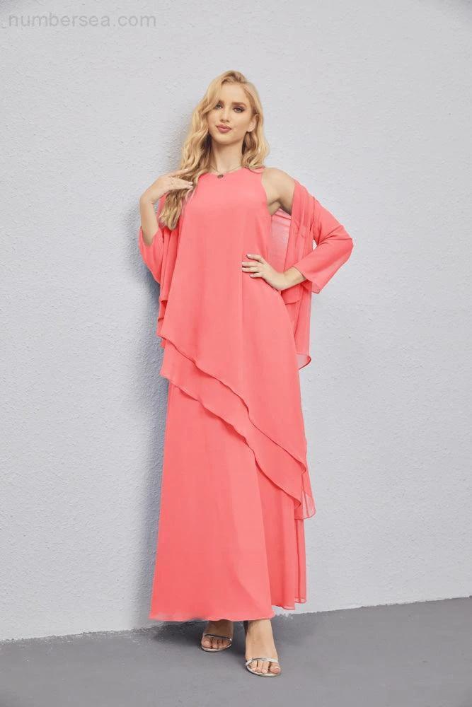 Mother of Bride Dresses with Open Front Lightweight Cardigan Formal Prom Gown  28081 - Image 119