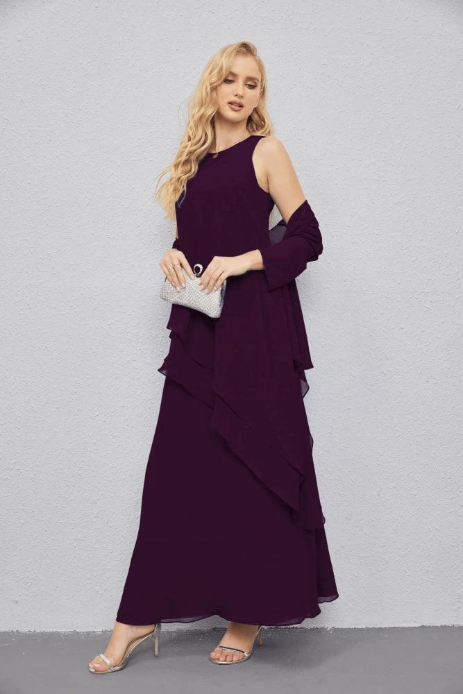 Mother of Bride Dresses with Open Front Lightweight Cardigan Formal Prom Gown  28081 - Image 121