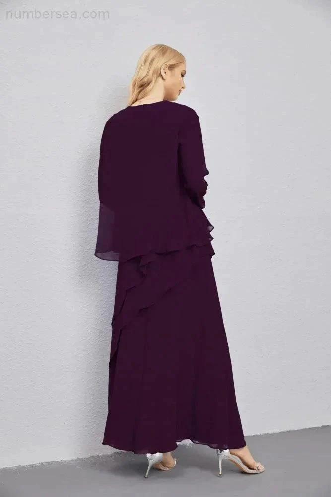 Mother of Bride Dresses with Open Front Lightweight Cardigan Formal Prom Gown  28081 - Image 122