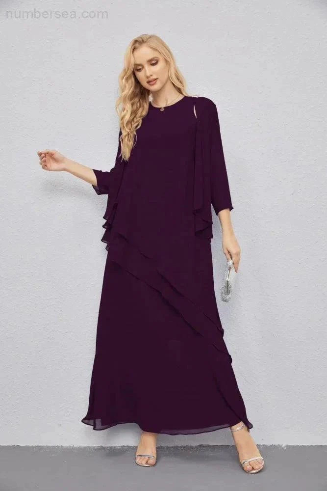 Mother of Bride Dresses with Open Front Lightweight Cardigan Formal Prom Gown  28081 - Image 124