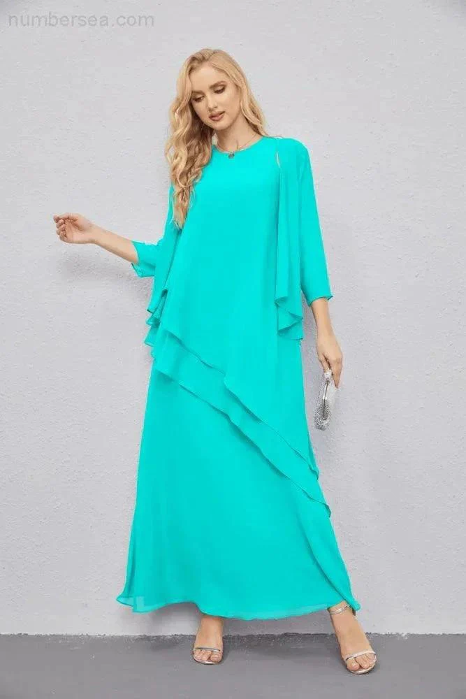 Mother of Bride Dresses with Open Front Lightweight Cardigan Formal Prom Gown  28081 - Image 128