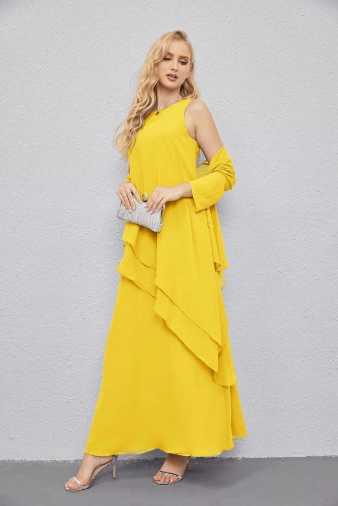 Mother of Bride Dresses with Open Front Lightweight Cardigan Formal Prom Gown  28081 - Image 129