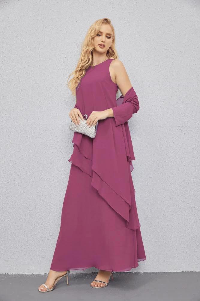Mother of Bride Dresses with Open Front Lightweight Cardigan Formal Prom Gown  28081 - Image 133