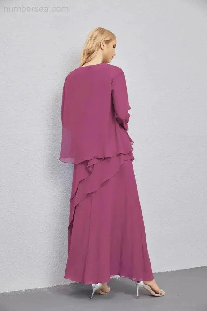 Mother of Bride Dresses with Open Front Lightweight Cardigan Formal Prom Gown  28081 - Image 134