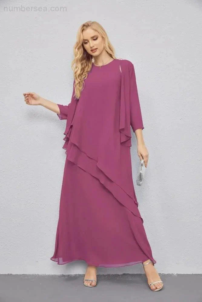 Mother of Bride Dresses with Open Front Lightweight Cardigan Formal Prom Gown  28081 - Image 136