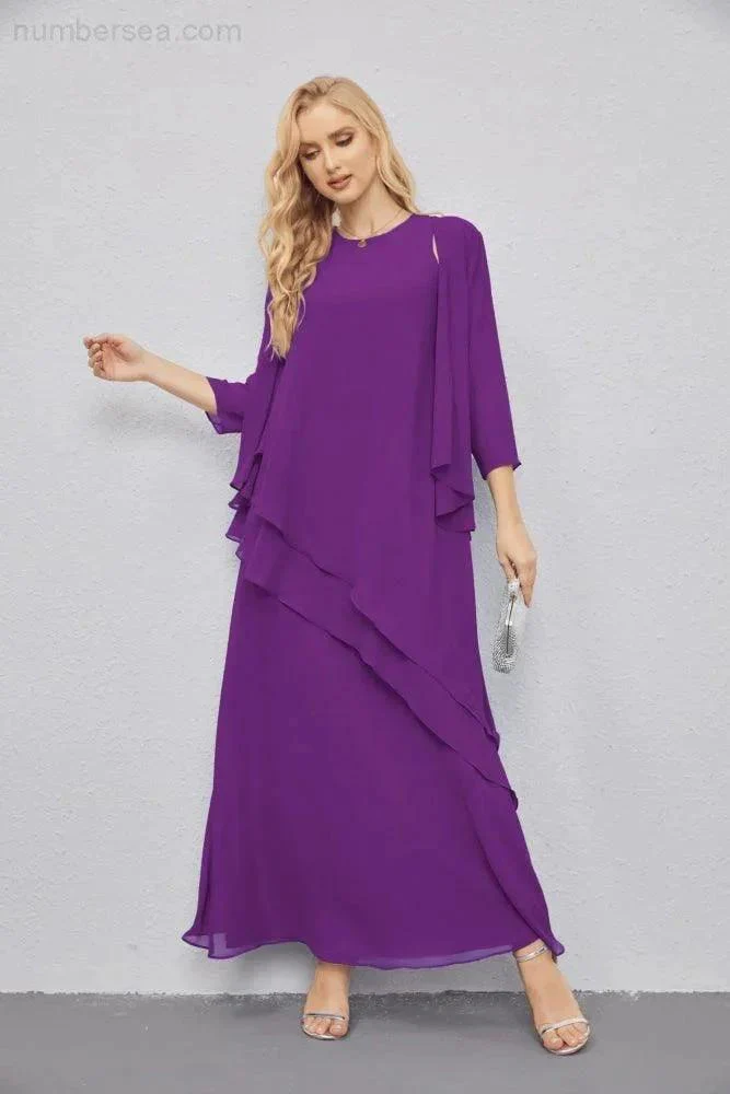Mother of Bride Dresses with Open Front Lightweight Cardigan Formal Prom Gown  28081 - Image 144