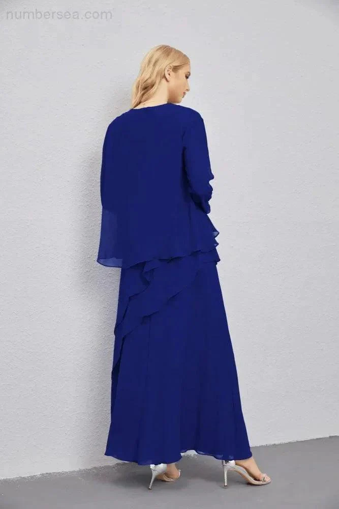 Mother of Bride Dresses with Open Front Lightweight Cardigan Formal Prom Gown  28081 - Image 146