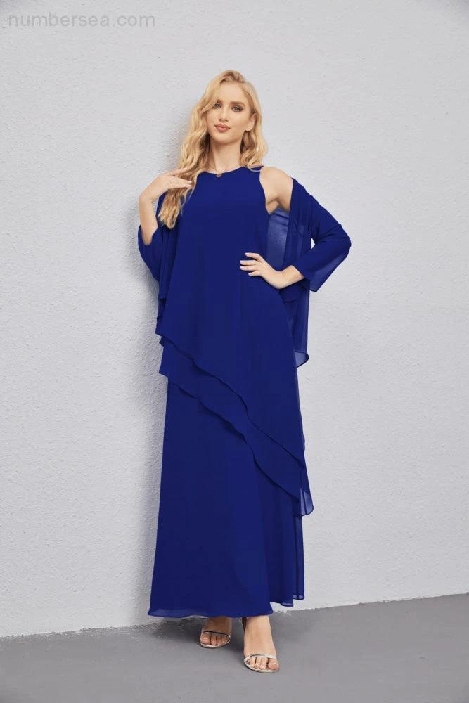 Mother of Bride Dresses with Open Front Lightweight Cardigan Formal Prom Gown  28081 - Image 147