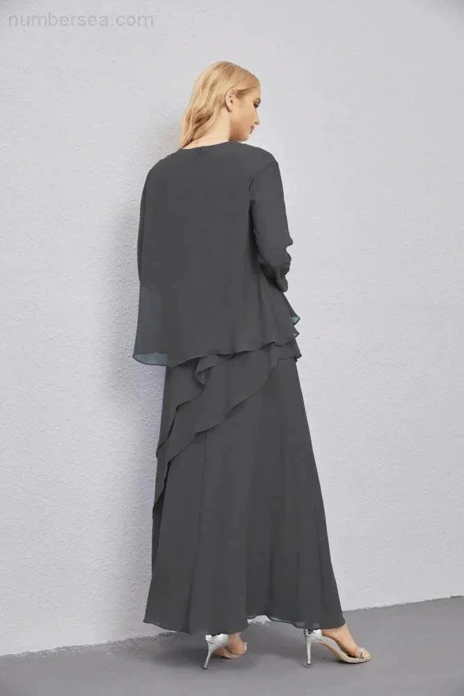 Mother of Bride Dresses with Open Front Lightweight Cardigan Formal Prom Gown  28081 - Image 150