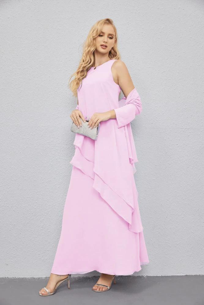 Mother of Bride Dresses with Open Front Lightweight Cardigan Formal Prom Gown  28081 - Image 153