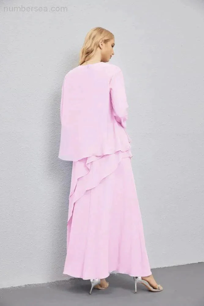 Mother of Bride Dresses with Open Front Lightweight Cardigan Formal Prom Gown  28081 - Image 154