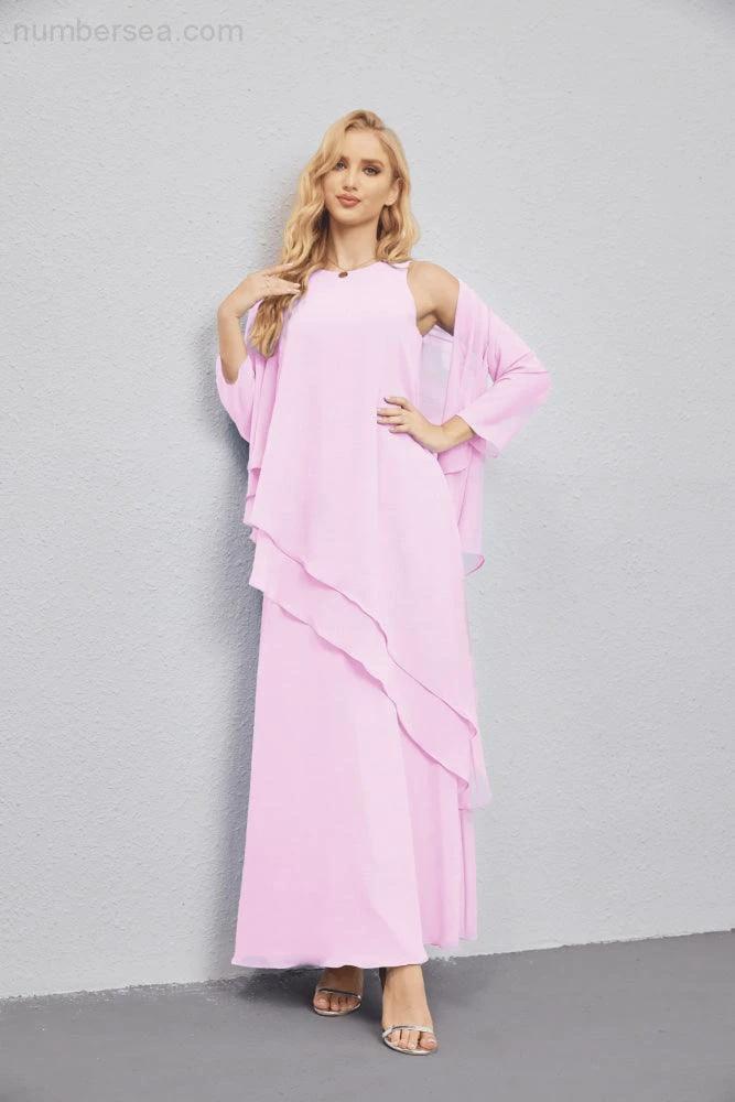 Mother of Bride Dresses with Open Front Lightweight Cardigan Formal Prom Gown  28081 - Image 155