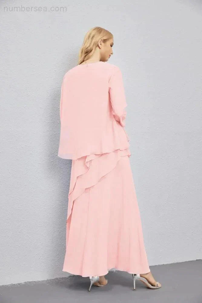 Mother of Bride Dresses with Open Front Lightweight Cardigan Formal Prom Gown  28081 - Image 158