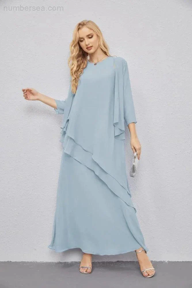 Mother of Bride Dresses with Open Front Lightweight Cardigan Formal Prom Gown  28081 - Image 16