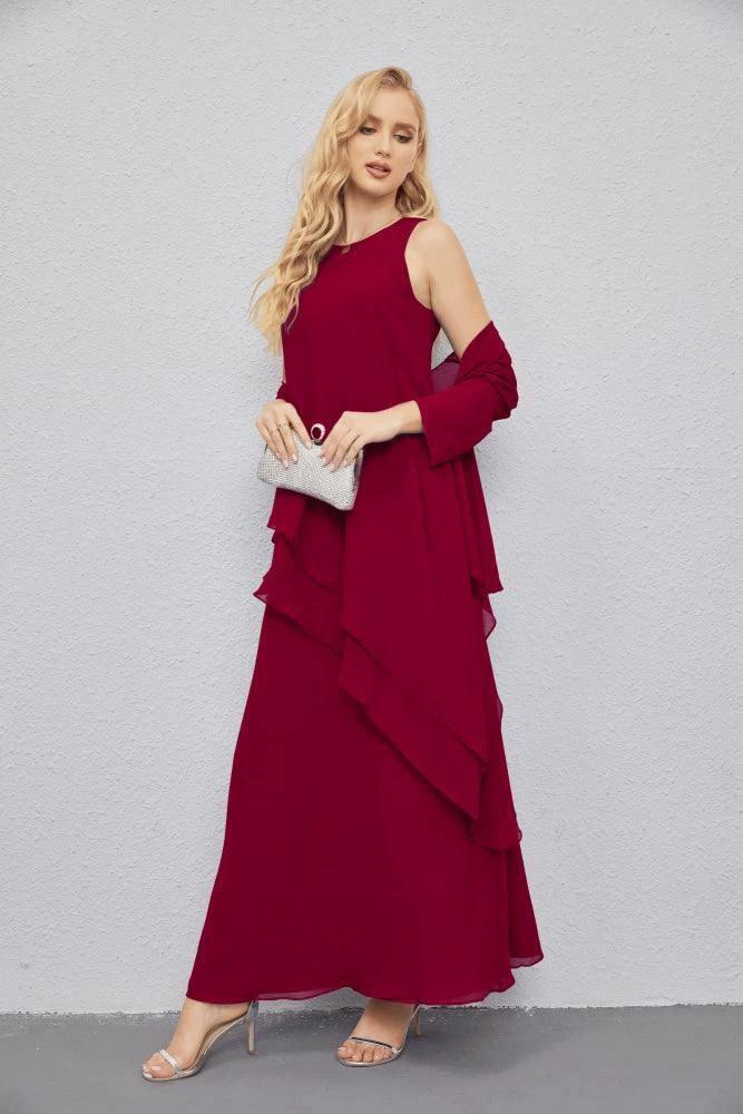 Mother of Bride Dresses with Open Front Lightweight Cardigan Formal Prom Gown  28081 - Image 161
