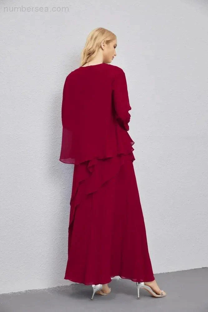 Mother of Bride Dresses with Open Front Lightweight Cardigan Formal Prom Gown  28081 - Image 162