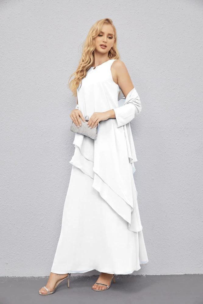 Mother of Bride Dresses with Open Front Lightweight Cardigan Formal Prom Gown  28081 - Image 165