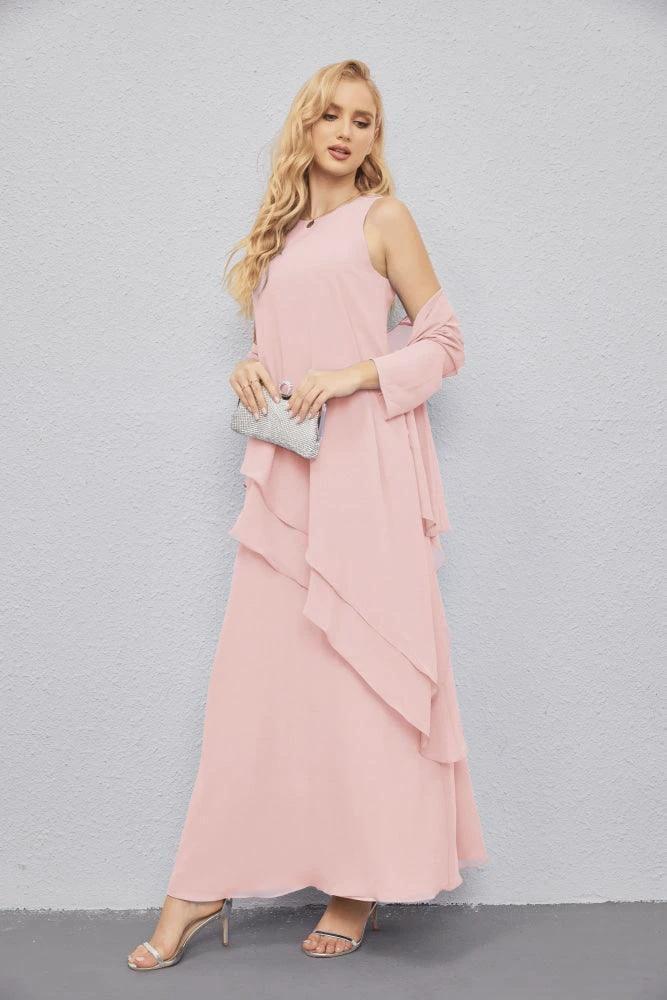 Mother of Bride Dresses with Open Front Lightweight Cardigan Formal Prom Gown  28081 - Image 33