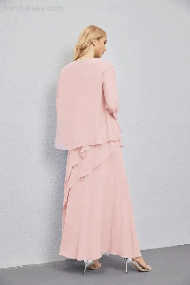 Mother of Bride Dresses with Open Front Lightweight Cardigan Formal Prom Gown  28081 - Image 34