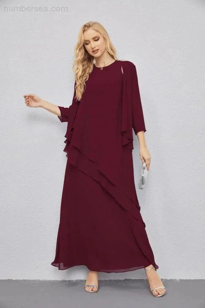 Mother of Bride Dresses with Open Front Lightweight Cardigan Formal Prom Gown  28081 - Image 48