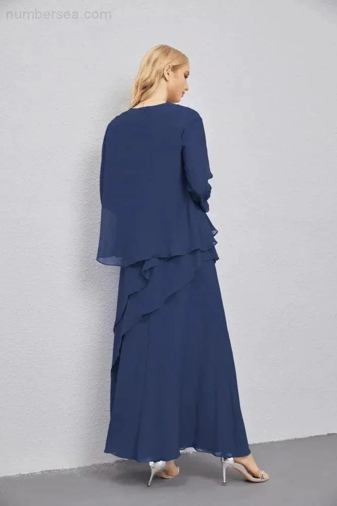 Mother of Bride Dresses with Open Front Lightweight Cardigan Formal Prom Gown  28081 - Image 50