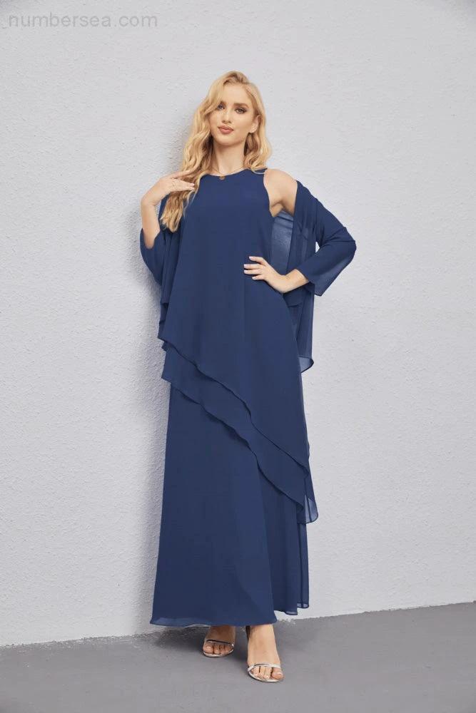 Mother of Bride Dresses with Open Front Lightweight Cardigan Formal Prom Gown  28081 - Image 51