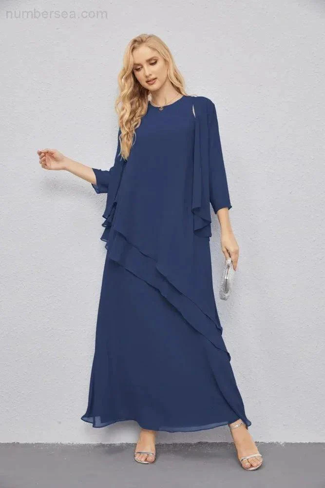 Mother of Bride Dresses with Open Front Lightweight Cardigan Formal Prom Gown  28081 - Image 52